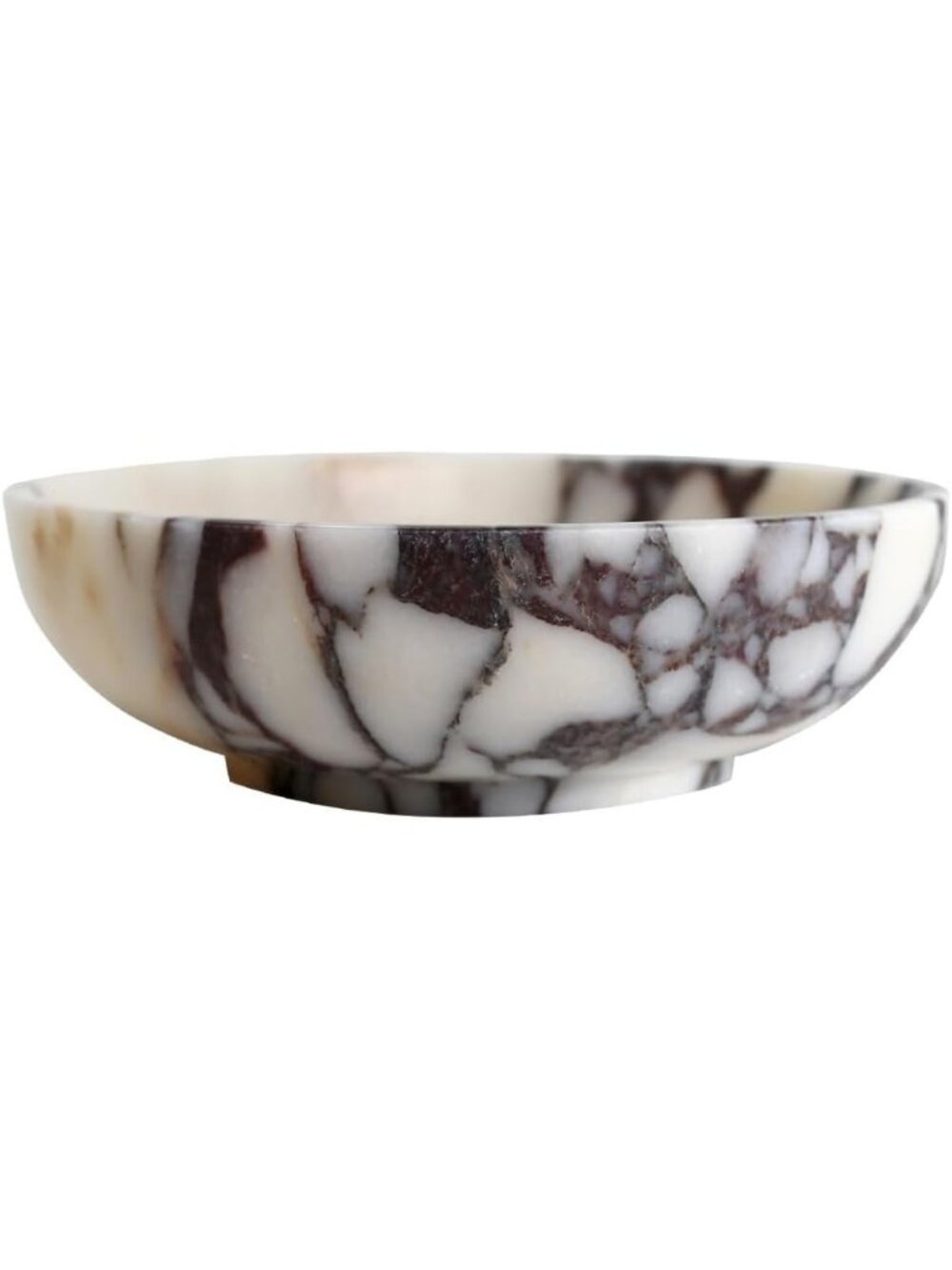 Elegant Natural Marble Key Bowl - 7.8" Decorative Home Accent for Stylish Decor